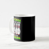 Mug Bowling Drôle Parfois Je Peux Entendre Le Dixième  (Devant gauche)