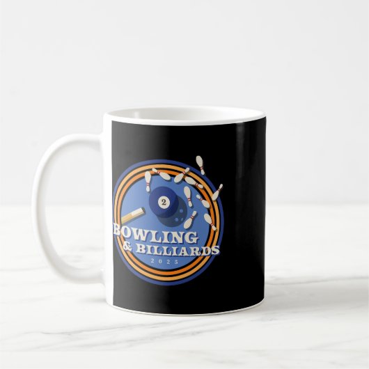 Mug Bowling Et Billard - 2 Ll (Gauche)