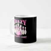 Mug Bowling Femme Cute Bowler Lady (Devant gauche)