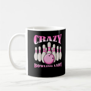 Mug Bowling Femme Cute Bowler Lady