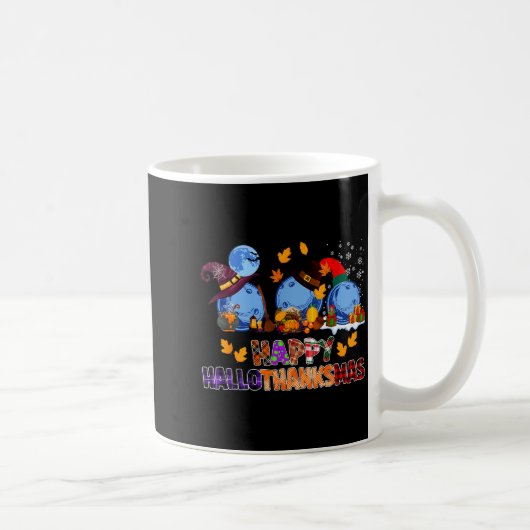 Mug Bowling Hallothanksmas mignon Halloween Thanksgivi (Droite)