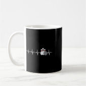 Mug Bowling Heartbeat Funny Bowler League Team Don Me (Gauche)