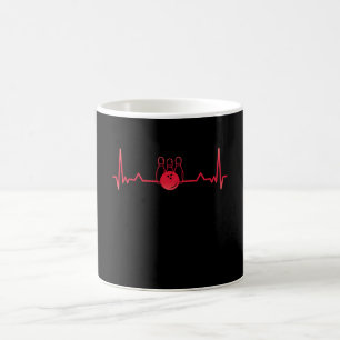 Mug Bowling Heartbeat Pin bowl Drôle Gidon