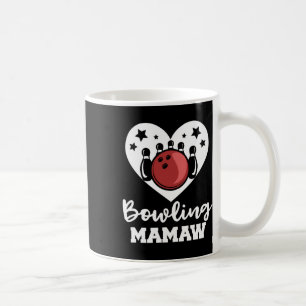 Mug Bowling Mamaw Heart Funny Bowler Mamaw