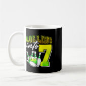 Mug Bowling Party Rolling dans 7 7e anniversaire fille (Gauche)