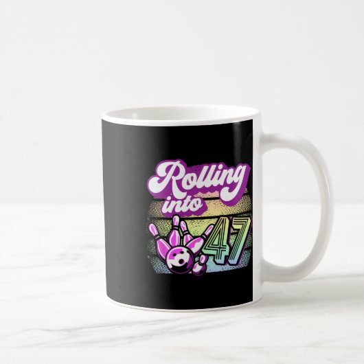 Mug Bowling Party Rolling En 47 Bowling Anniversaire (Droite)
