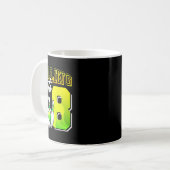 Mug Bowling Party Rolling en 8 8e anniversaire filles (Devant gauche)