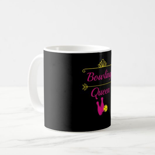 Mug Bowling Queen Bowling Bowling (Devant gauche)