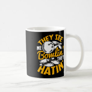 Mug Bowling Roll Pins Grève Bowler Sports Team