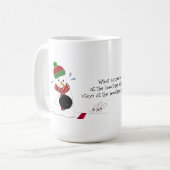 Mug Bowling Snowman (Devant gauche)