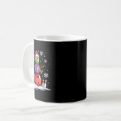 Mug Bowling Snowman Bowling Joueur Santa Hat Noël (Devant gauche)