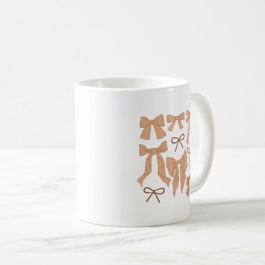 Mug Bows Whimsical Terracotta (Devant droit)