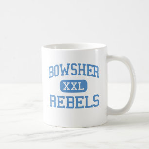 Mug Bowsher - rebelles - lycée - Toledo Ohio