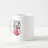 Mug Boxe à vie pour les boxeurs professionnels amateur (Devant gauche)