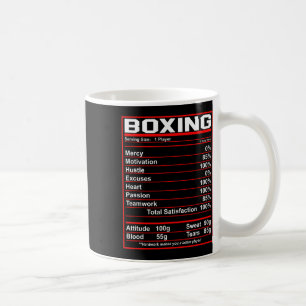 Mug Boxe amusante Boxer de la valeur nutritive