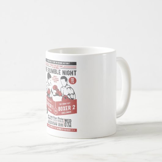 Mug Boxe classique (Devant droit)