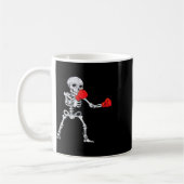 Mug Boxe de squelette Kickboxing Mma Halloween (Gauche)