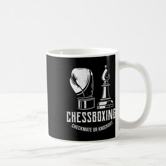 Mug Boxe d'échecs I Boxer du joueur d'échecs (Droite)
