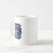Mug Boxe Dinosaure Boxer T-rex Kickboxing Dino Boxe (Devant gauche)