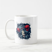 Mug Boxe Dinosaure Boxer T-rex Kickboxing Dino Boxe (Gauche)