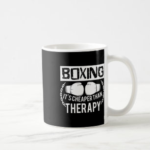 Mug Boxe drôle mieux que thérapie Gants Amateurs Gif