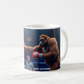 Mug Boxe Gorilla vs. Orang-outan (Devant droit)