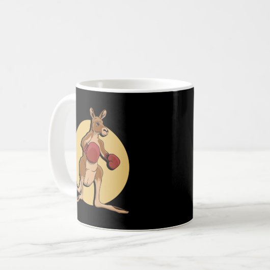 Mug Boxe Kangaroo (Devant gauche)