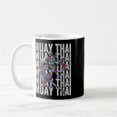 Mug Boxe thaïlandaise de Muay Thai, squelettes de Muay (Gauche)