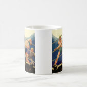 Mug Boxe vintage, Boxers pendant un match (Centre)