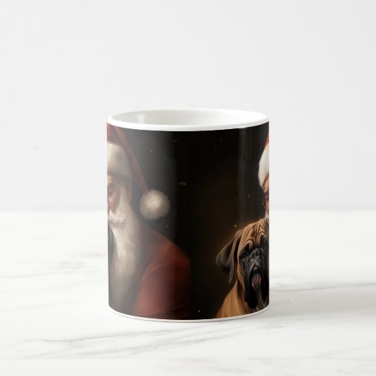 Mug Boxer avec Noël Festif du Père Noël (Centre)