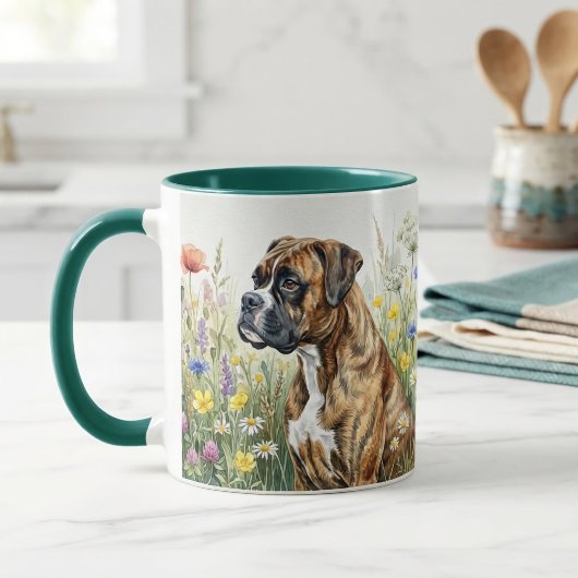 Mug Boxer Botanique Chien