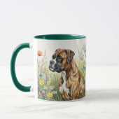 Mug Boxer Botanique Chien (Gauche)