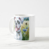 Mug Boxer Chien Beauté en aquarelle (Devant gauche)