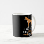Mug Boxer Chien Drôle Chiens Boxer (Devant droit)