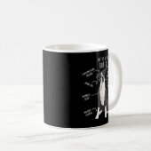 Mug Boxer Chien Reverse Brindle Seal Anatomie drôle mi (Devant droit)