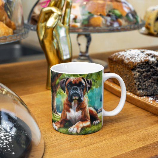 Mug Boxer Chien 🐾 Wiggle Buttes & Tail Wags