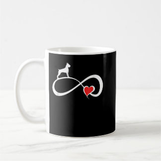 Mug Boxer Cracké Oreilles Chien Maman Éternité Coeur V