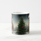 Mug Boxer dans la neige de Noël (Centre)