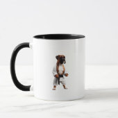 Mug Boxer Dog Jouer Karate, Boxer Dog Karate Joueur (Gauche)