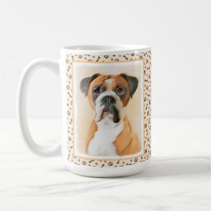 Mug Boxer Dog Peinture Non Décroché Art animal origina
