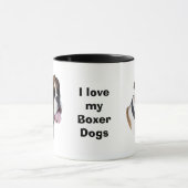 Mug Boxer dog portrait (Centre)