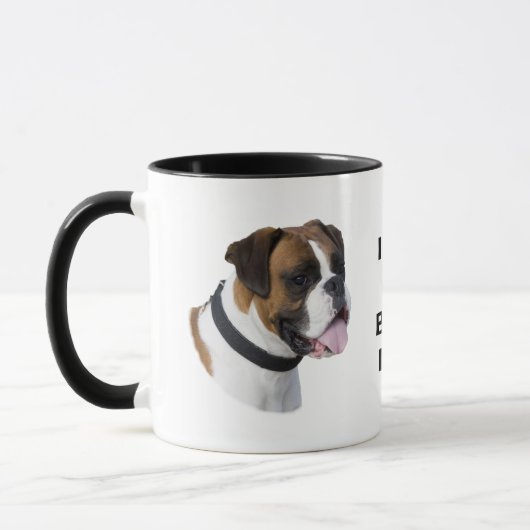 Mug Boxer dog portrait (Gauche)