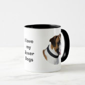 Mug Boxer dog portrait (Devant droit)