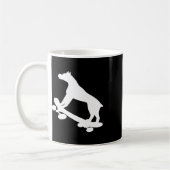 Mug Boxer drôle de skateboard skateur (Gauche)