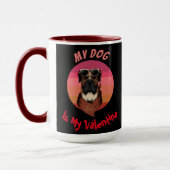 MUG BOXER EST MA VALENTINE (Gauche)
