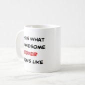 Mug boxer, génial (Devant gauche)