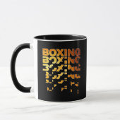 Mug Boxer Graphisme Word Art (Gauche)