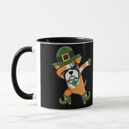 Mug Boxer Jour de la Saint Patrick garçons Leprechaun (Gauche)