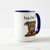 Mug Boxer laide chien visage muet (Devant droit)