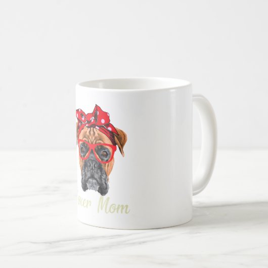 Mug Boxer Maman (Devant droit)